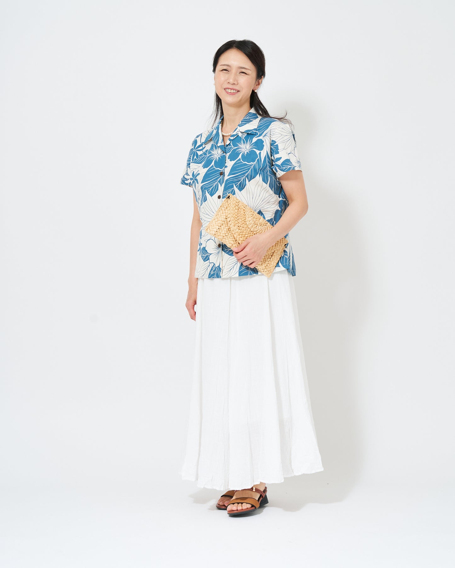 【レンタル】レディース/ラニカイシリーズ アロハシャツ かりゆし (XS S M L XL )