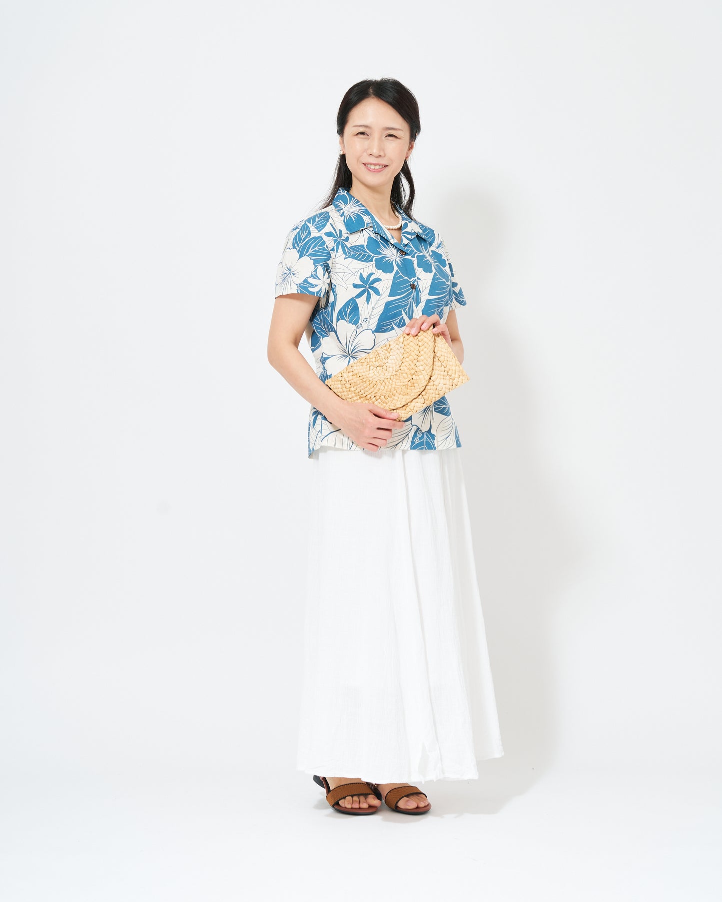 【レンタル】レディース/ラニカイシリーズ アロハシャツ かりゆし (XS S M L XL )