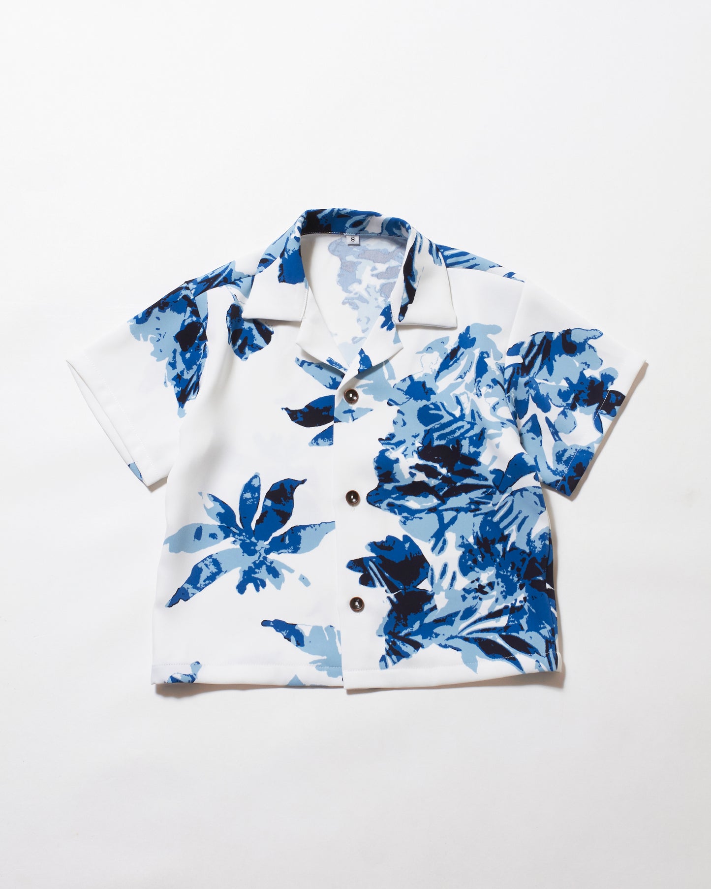 【レンタル】結衣(ユイ)シリーズ キッズシャツ/かりゆし 色:ブルー