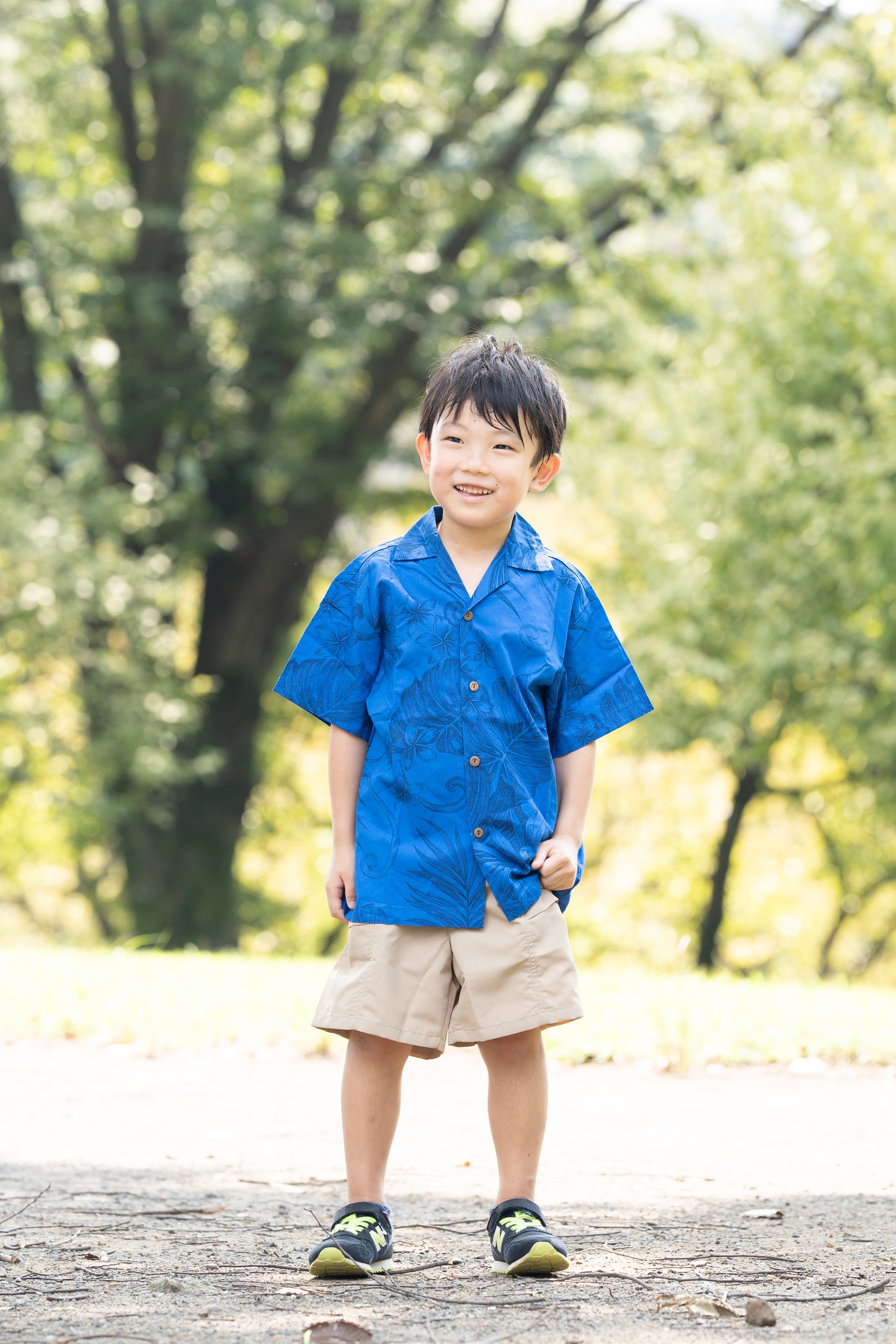 【レンタル】サムシングブルー アロハシャツ キッズ用(男の子)