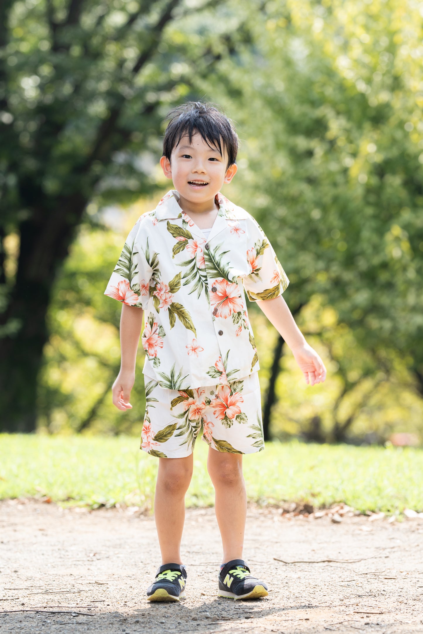 【レンタル】子供用 キッズアロハシャツ(かりゆし)コオリナシリーズ