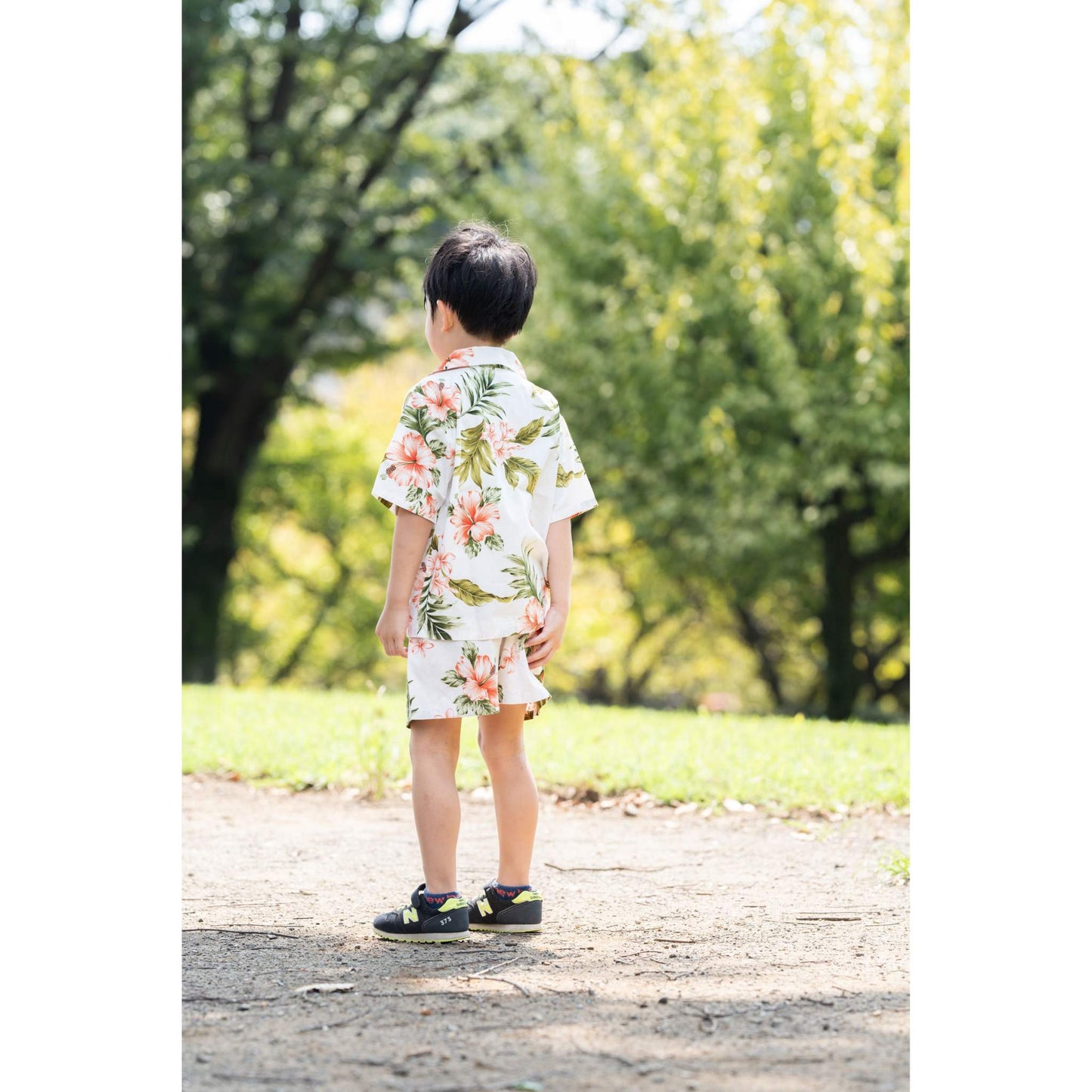 【レンタル】子供用 キッズアロハシャツ(かりゆし)コオリナシリーズ