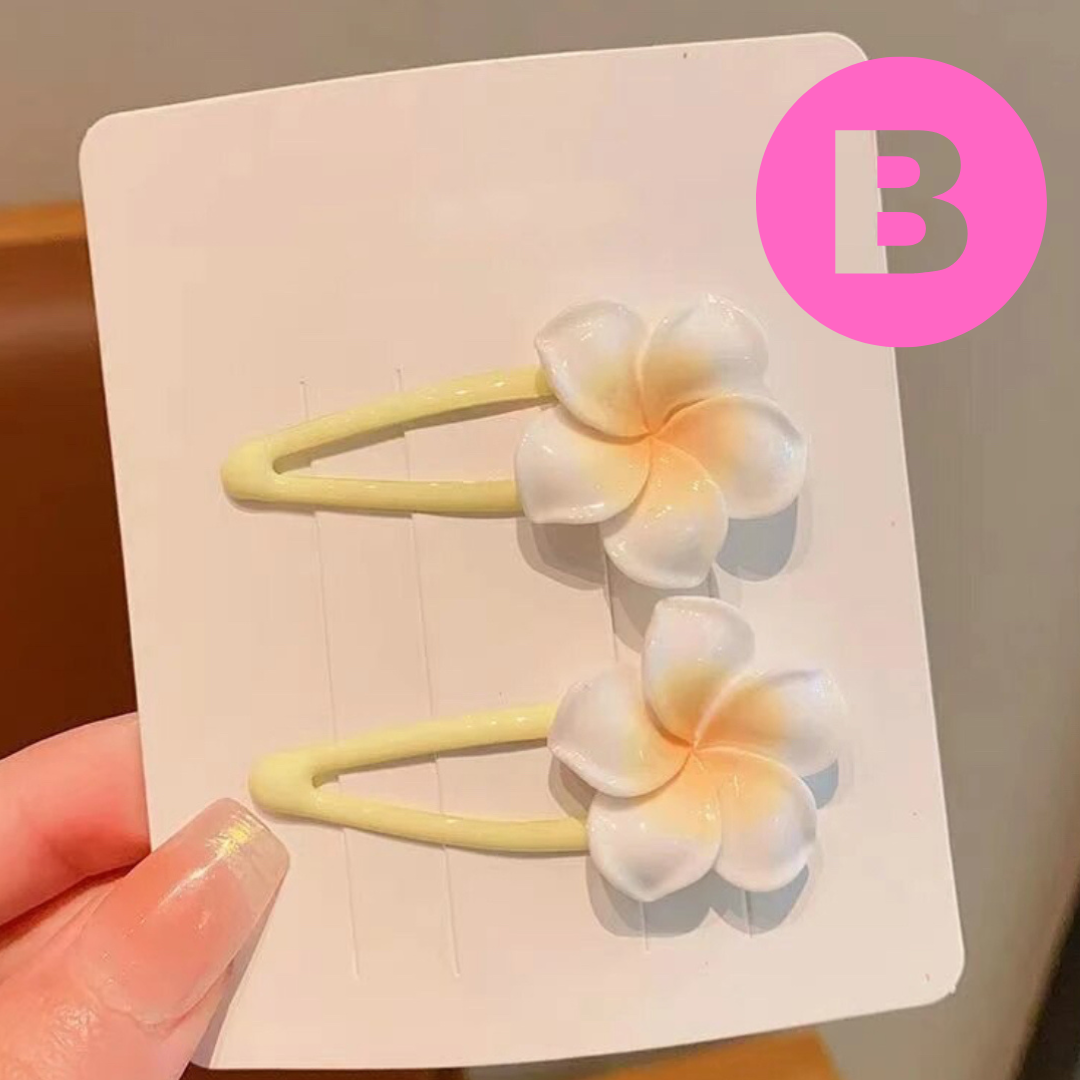 【購入】お花のヘアゴム ヘアクリップ