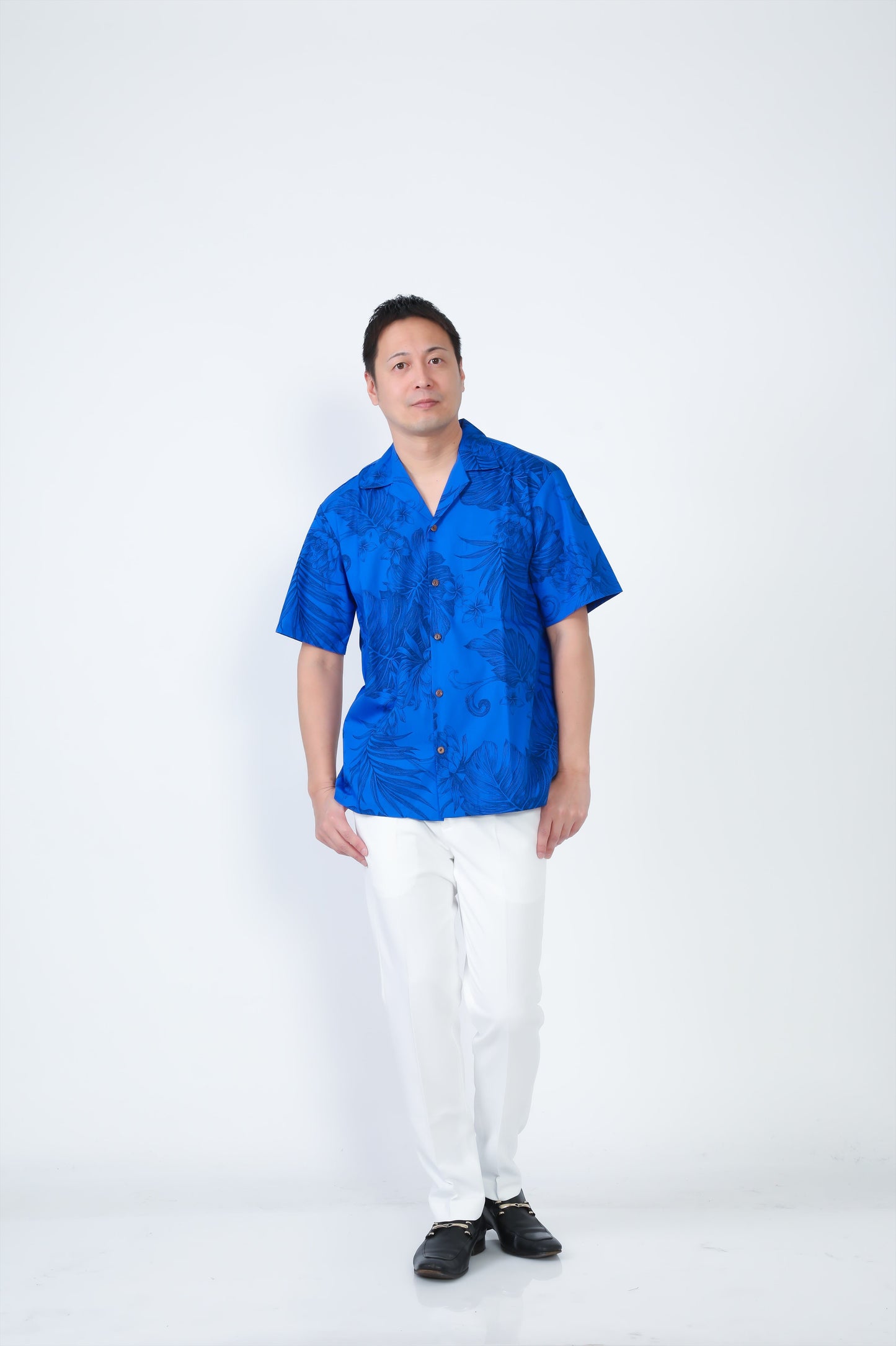 【レンタル】サムシングブルーシリーズ アロハシャツ かりゆし (S M L XL 2XL 3XL)