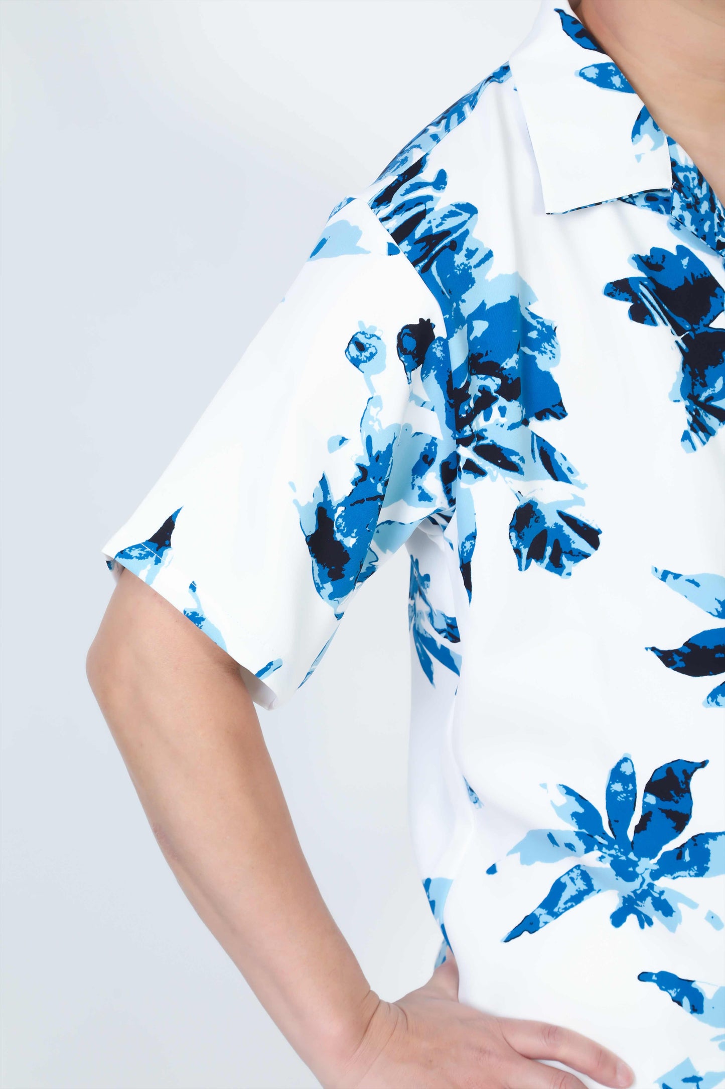 【レンタル】結衣(ユイ)シリーズ かりゆしシャツ 色:ブルー