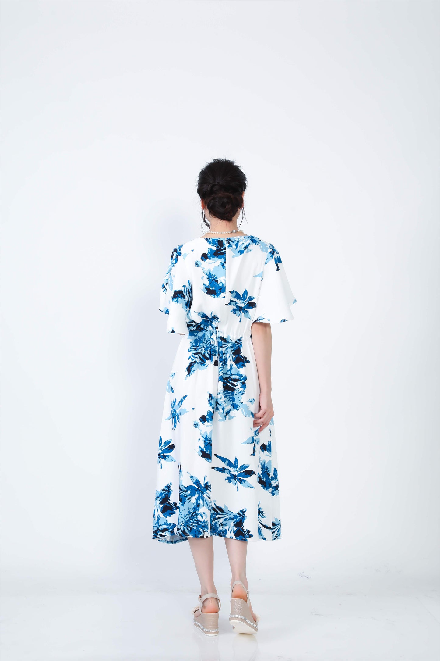 【レンタル】結衣(ユイ)シリーズ かりゆしドレス 色:ブルー