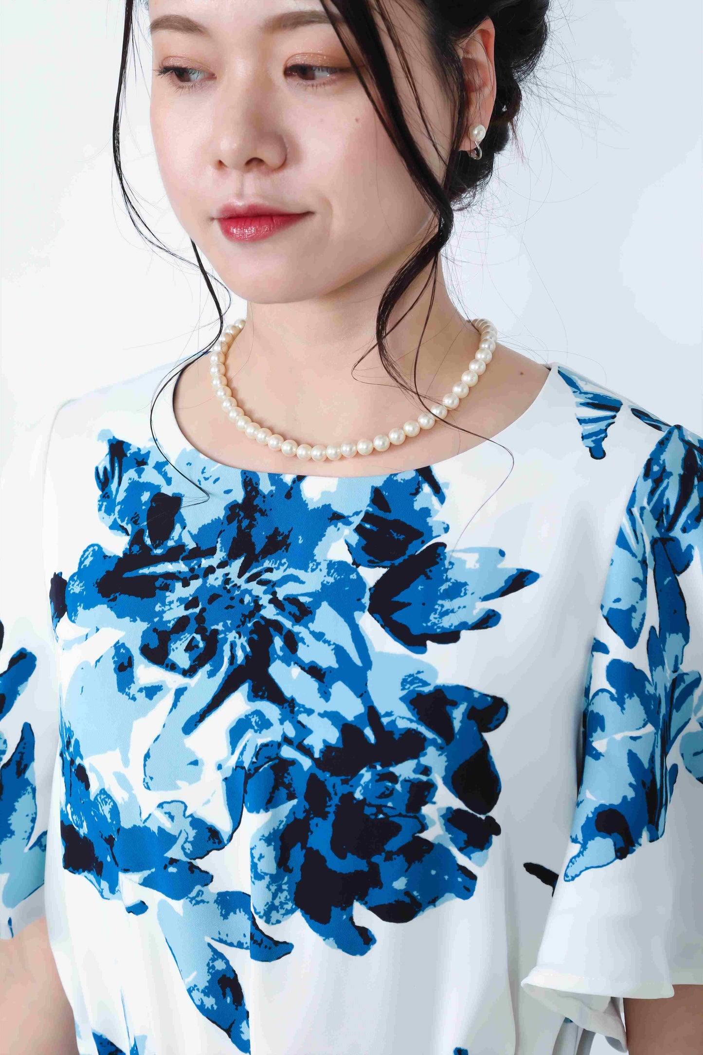 【レンタル】結衣(ユイ)シリーズ かりゆしドレス 色:ブルー