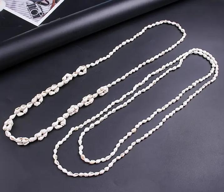 【レンタル】シェルのロングネックレス
