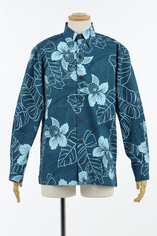 【レンタル】アイリスシリーズ 長袖アロハシャツ