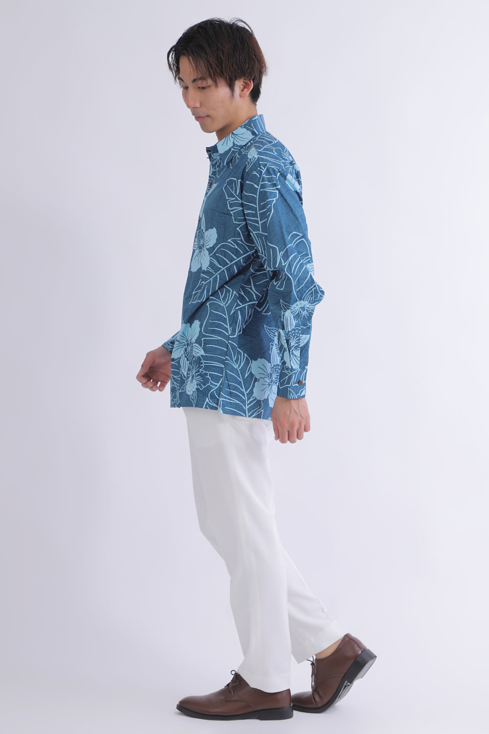 【レンタル】アイリスシリーズ 長袖アロハシャツ