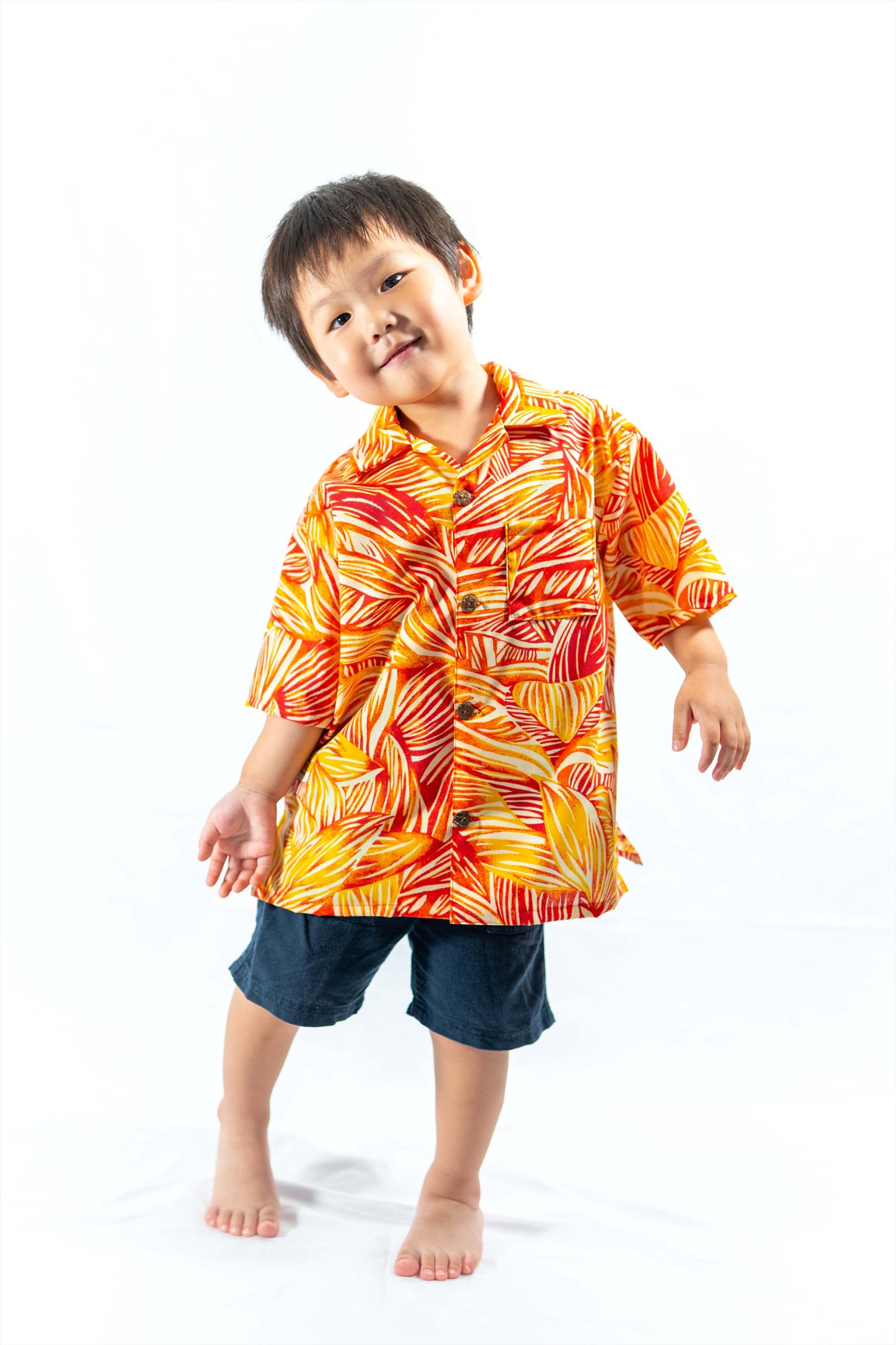 【レンタル】キッズ用アロハシャツ カハラシリーズ