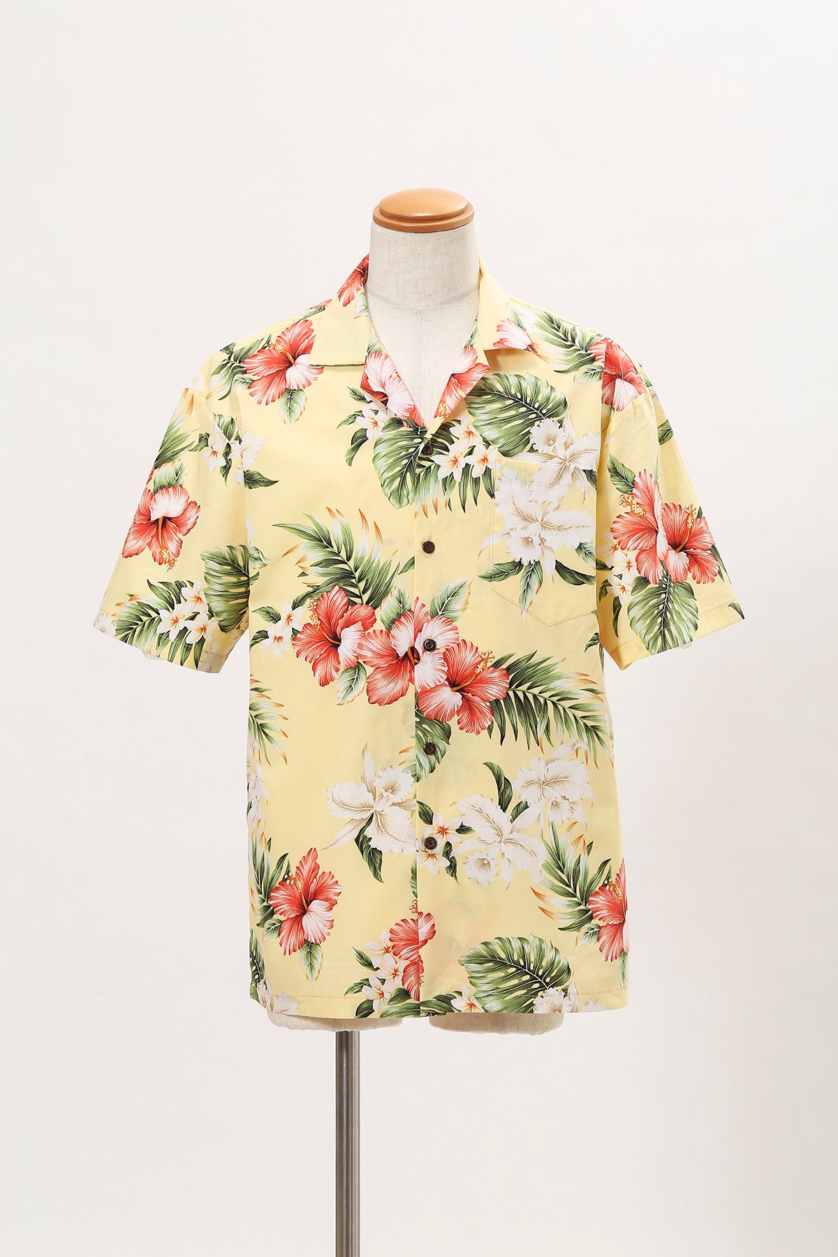 【レンタル】コオリナ アロハシャツ 色:イエロー - ResortCloset