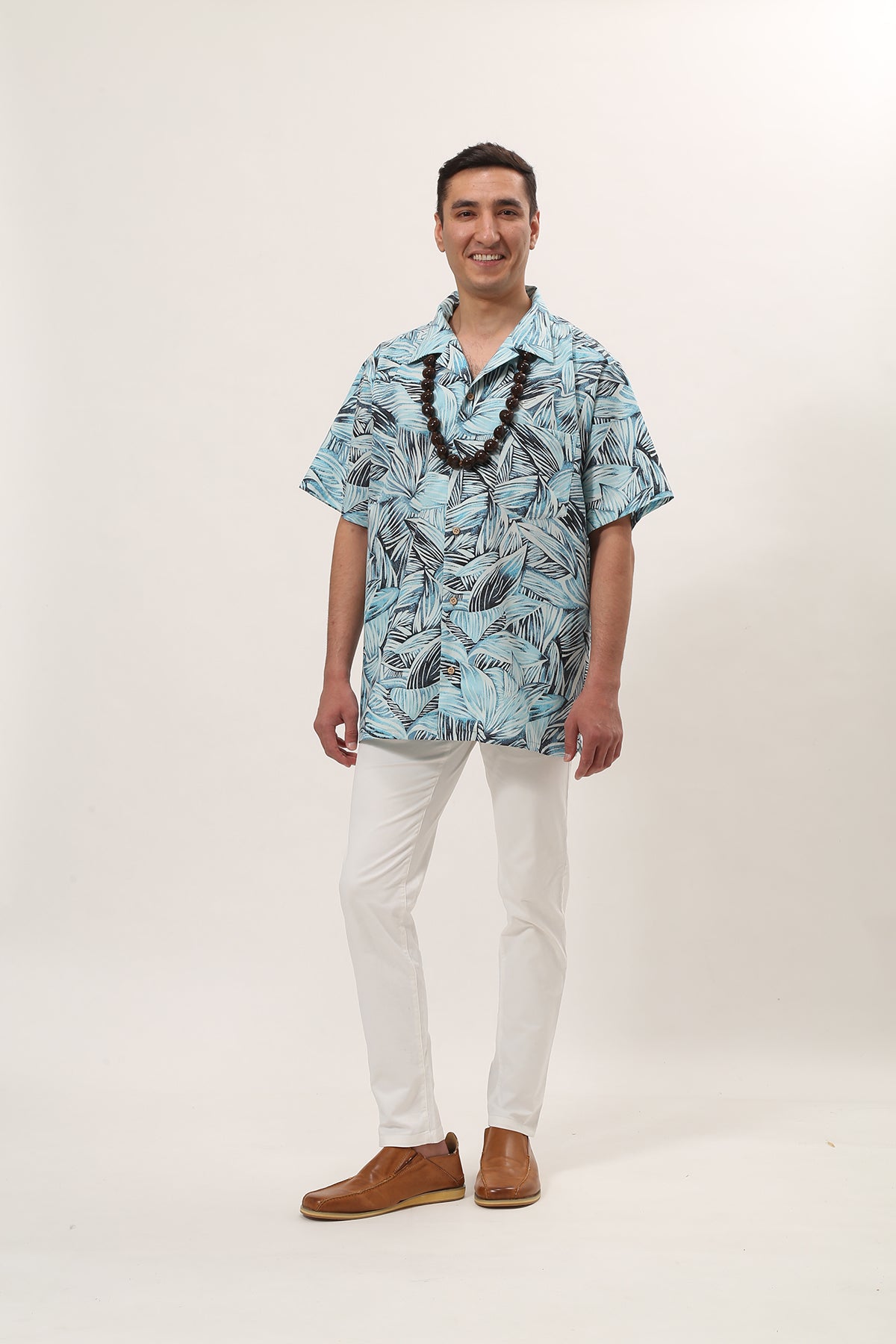 【レンタル】カハラ アロハシャツ 色:ブルー ( M L XL サイズ) - ResortCloset