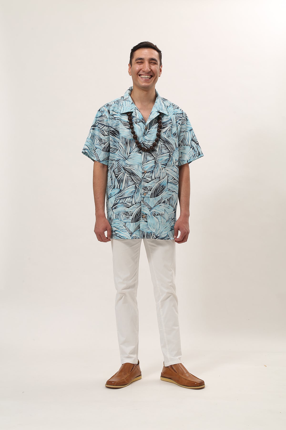 【レンタル】カハラ アロハシャツ 色:ブルー ( M L XL サイズ) - ResortCloset