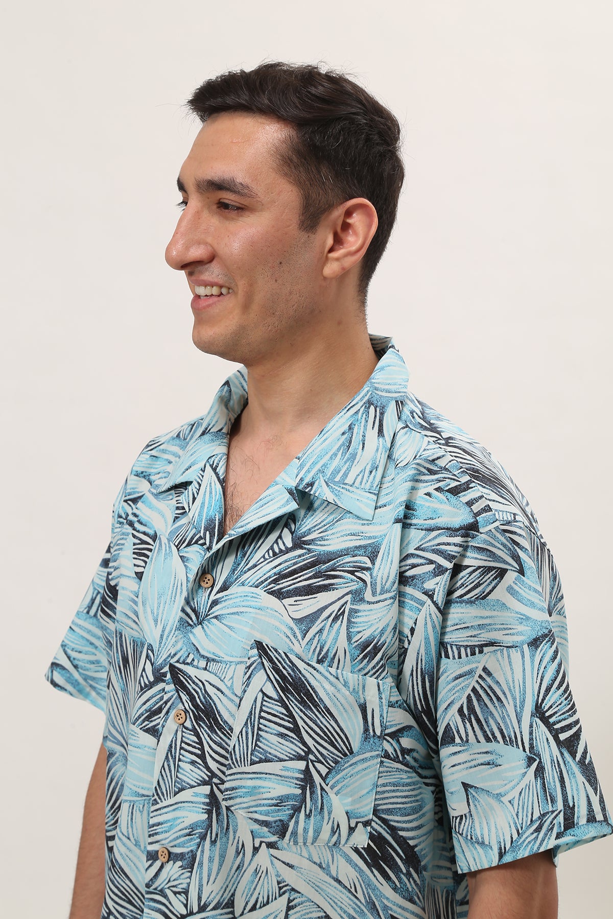 【レンタル】カハラ アロハシャツ 色:ブルー ( M L XL サイズ) - ResortCloset