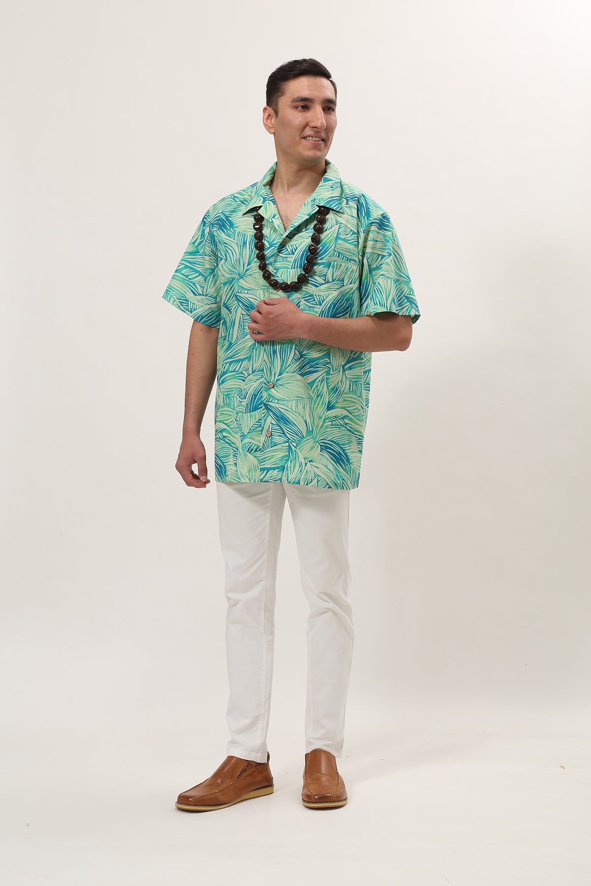 【レンタル】カハラ アロハシャツ 色:グリーン ( M L XL サイズ) - ResortCloset
