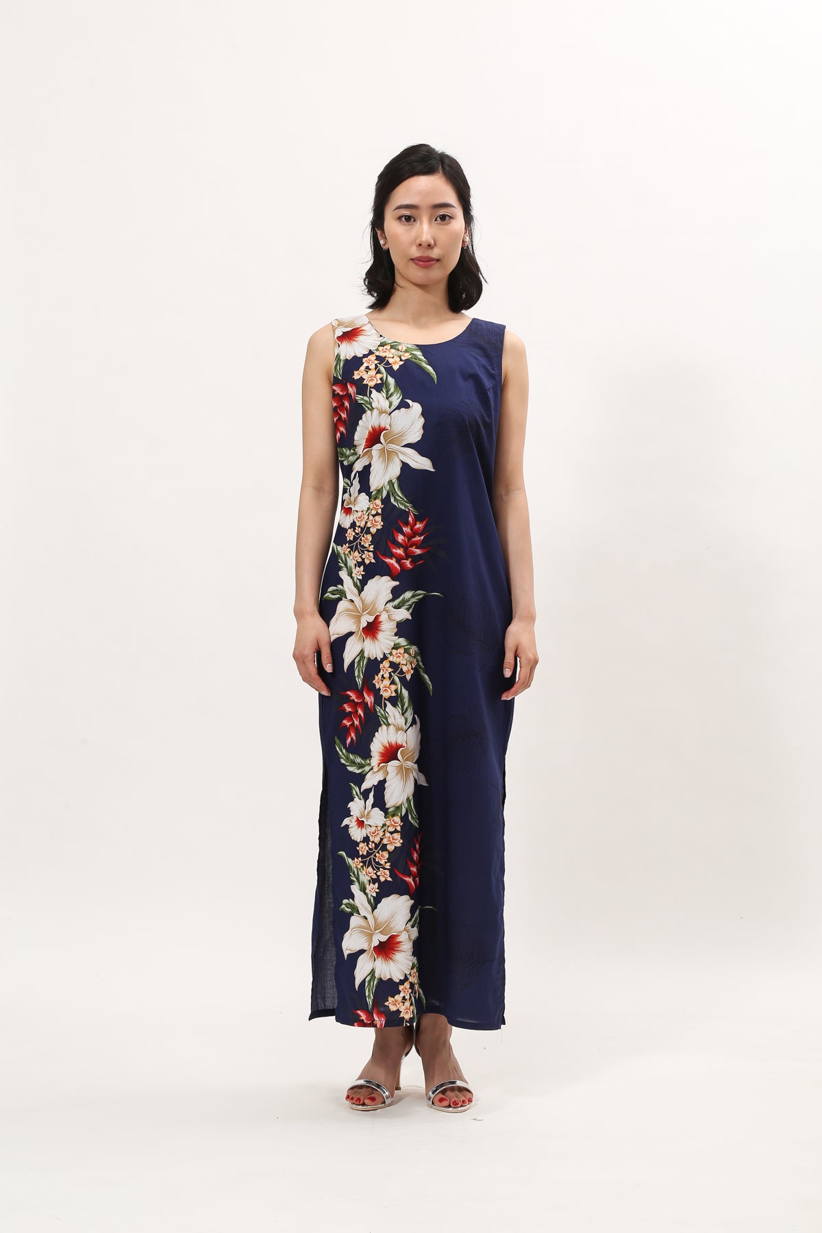 【レンタル】オーキッド スタイリッシュロングドレス - ResortCloset