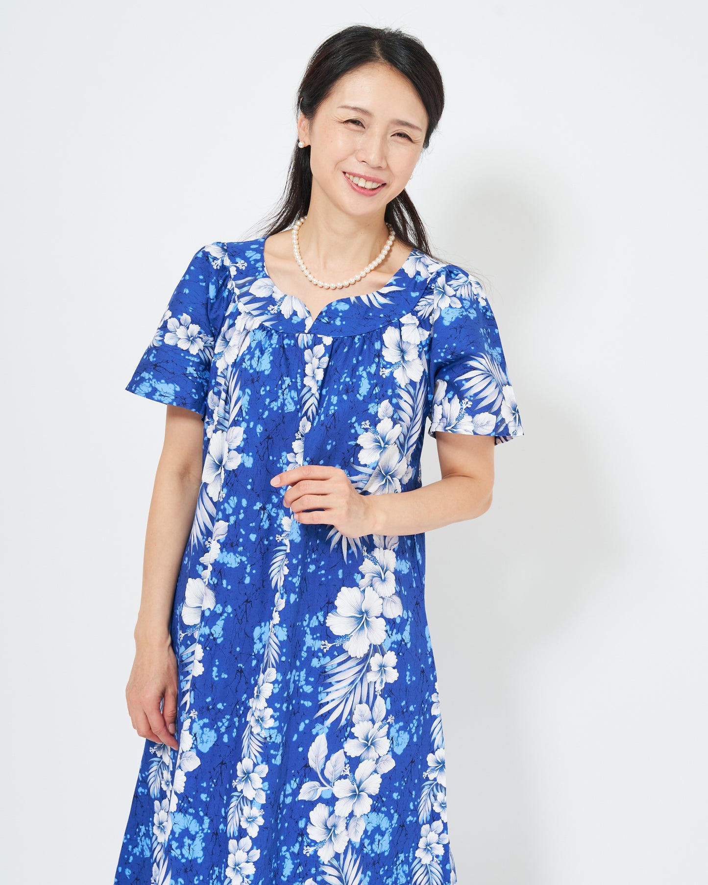 【レンタル】コオリナ  ミディアムドレス　色：ブルー