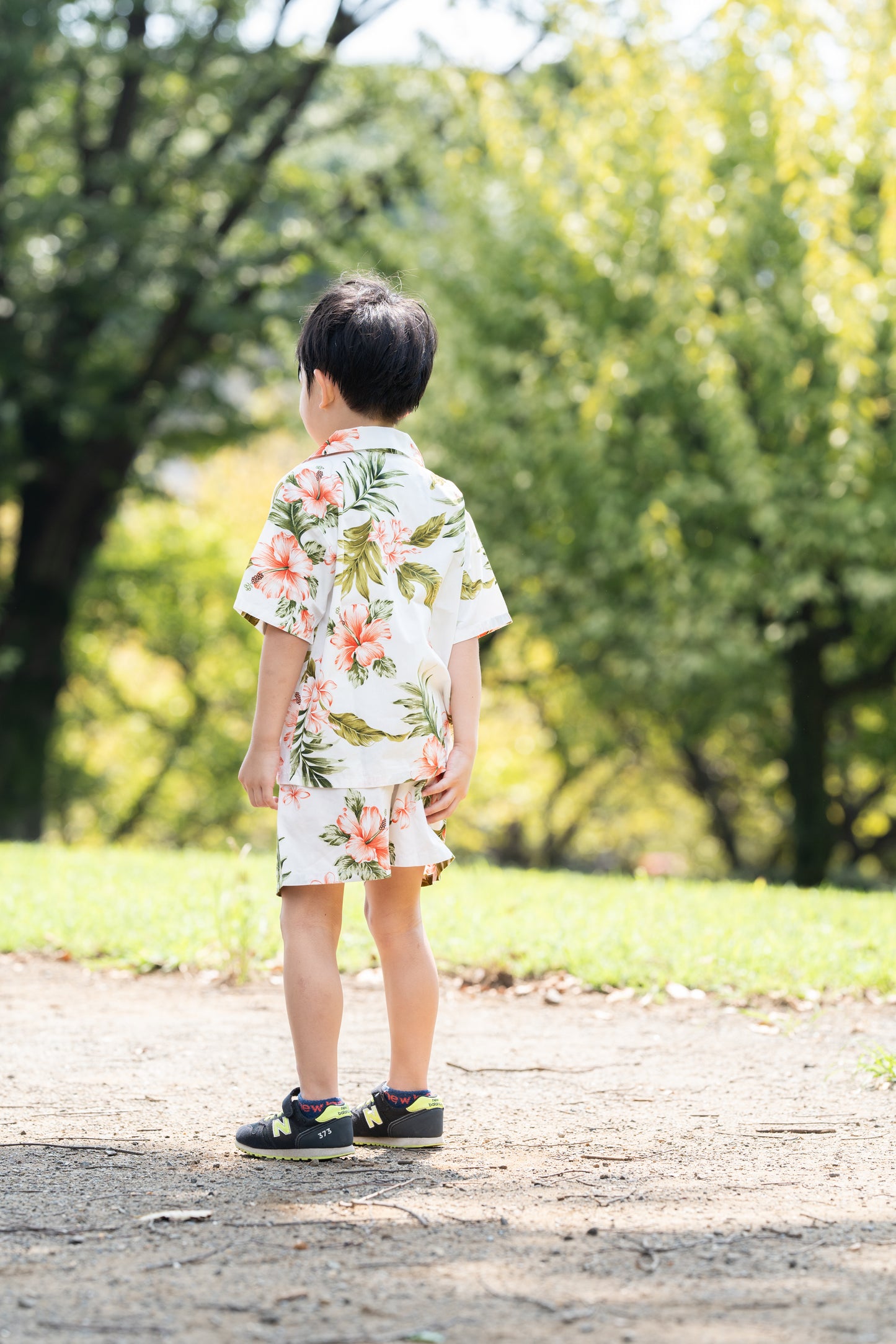 【レンタル】子供用　キッズアロハシャツ（かりゆし）コオリナシリーズ