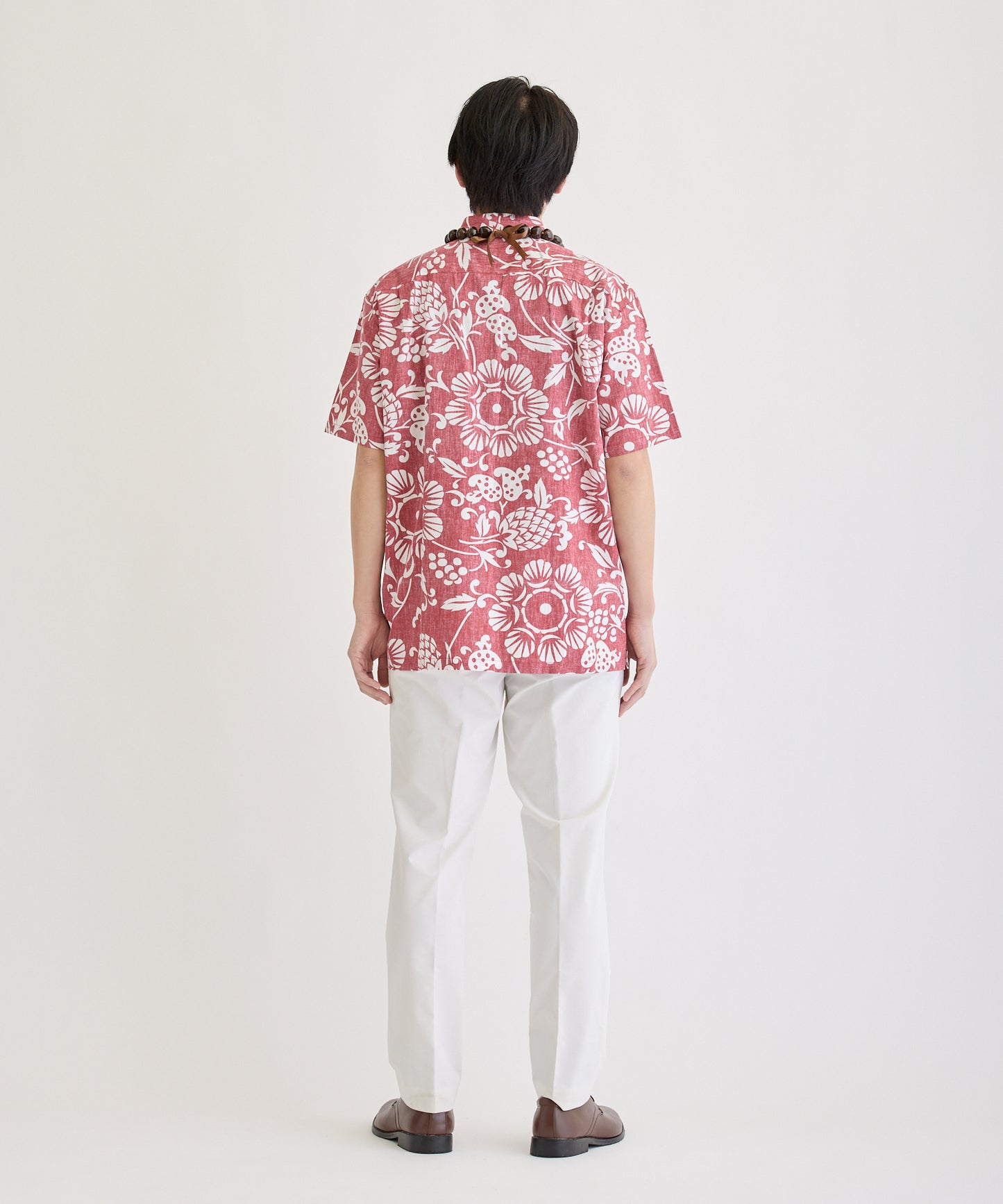 【レンタル】KAHALA Duke's（カハラデュークス）メンズシャツ　　色：レッド