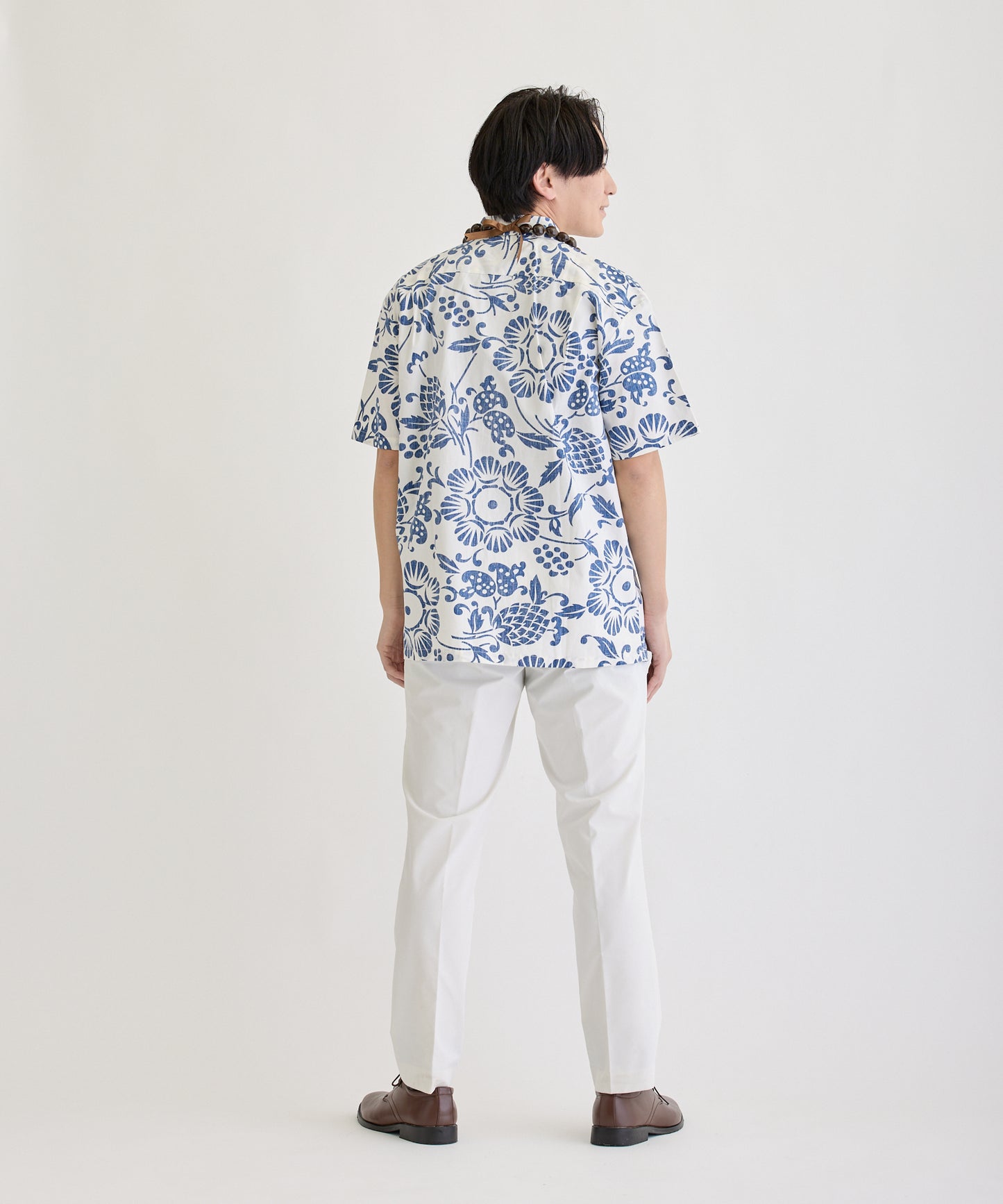 【レンタル】KAHALA Duke's（カハラデュークス）メンズシャツ　　色：ホワイト