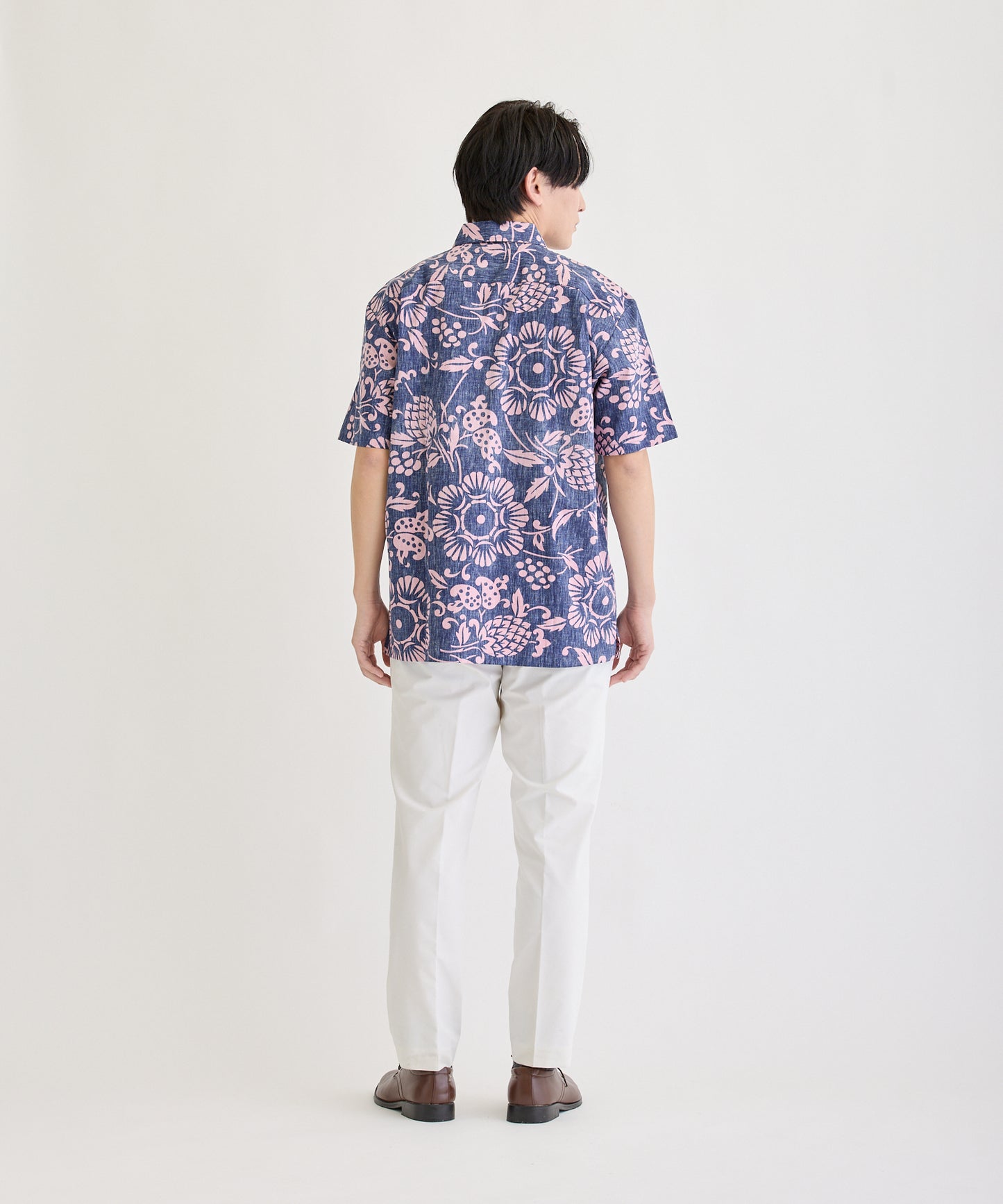 【レンタル】KAHALA Duke's（カハラデュークス）メンズシャツ　　色：インディコ