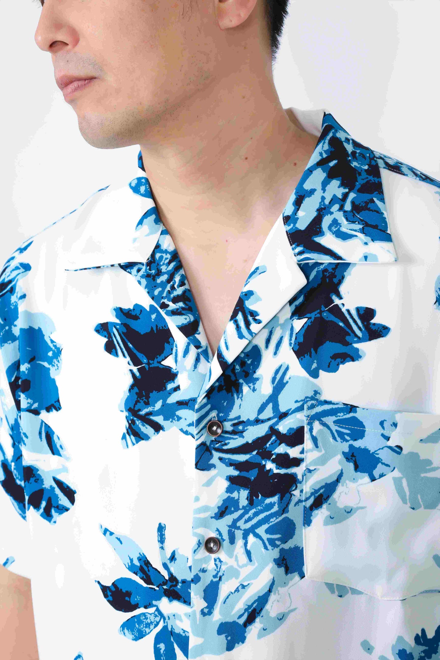 【レンタル】結衣（ユイ）シリーズ　かりゆしシャツ　色：ブルー