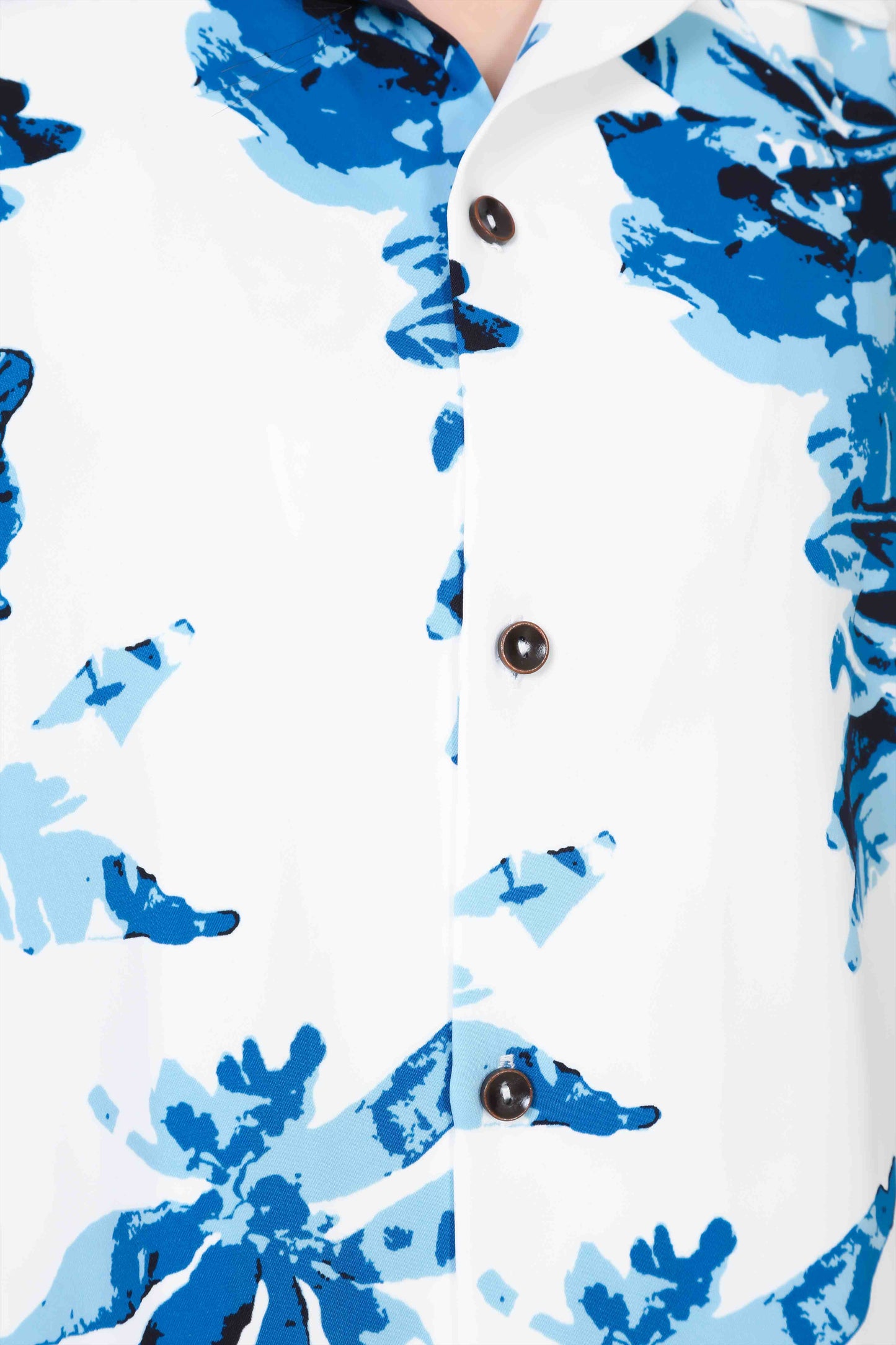 【レンタル】結衣（ユイ）シリーズ　レディースかりゆしシャツ　色：ブルー