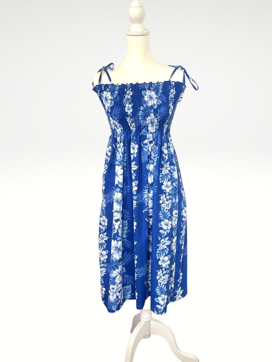 [Rental] Ko Olina Series Strapless Dress Color: Blue (One size for people 130cm to 160cm)