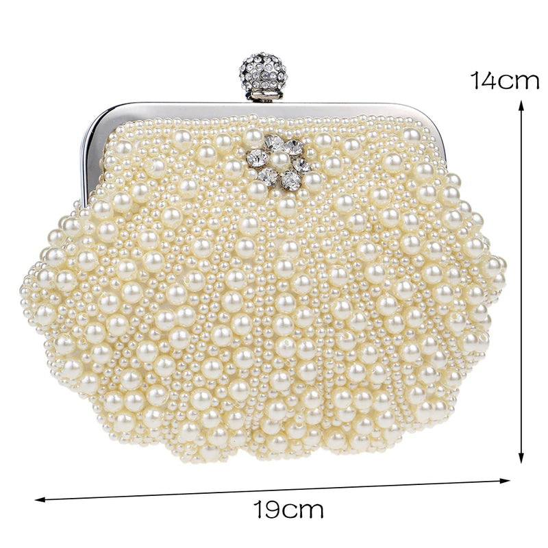 [Rental] Pearl shell-shaped bag